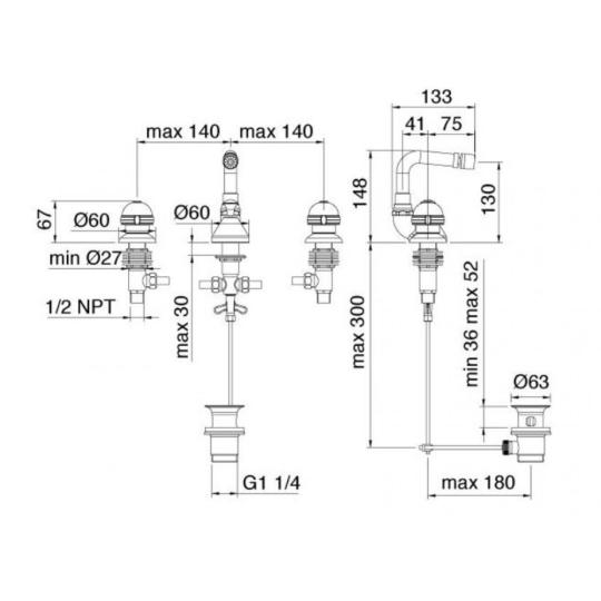 sanita bateria bat nova bat nova bateria umyvadlo umyvadlovabateria kupelna kupelna mediteranska klasicka dizajn dvojpactorovy vidiecky dekoracie technicky kres.jpg